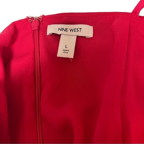 NINE West Women’s Party Dress in Bright Pink, Size Large - Picture 9 of 11